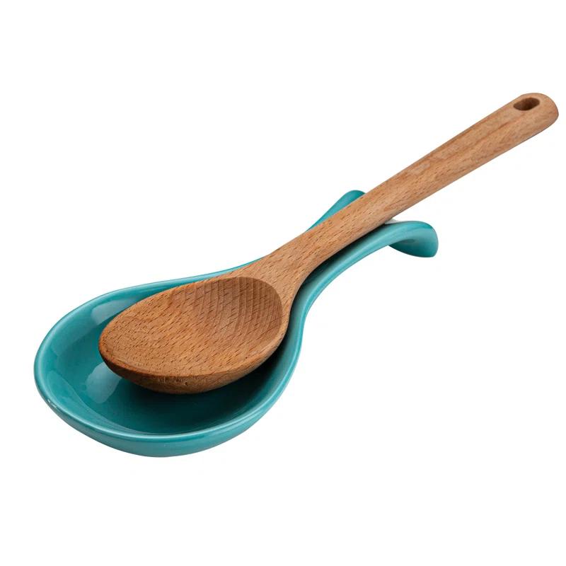 kook Ceramic / Porcelain Oval Spoon Rest (Set of 2)