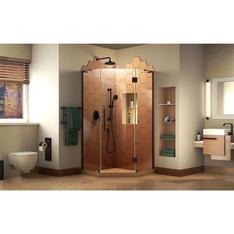 DreamLine Prism Plus 40" x 72" Neo-angle Hinged Shower Enclosure SHEN-2640400-09