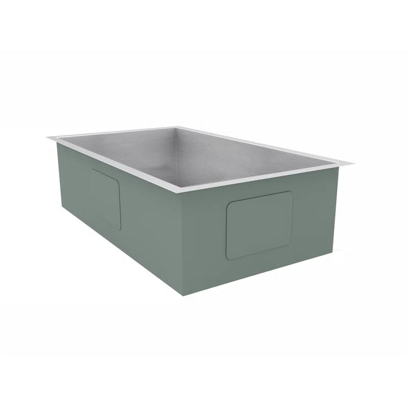 Blue Ocean 32" L x 19" W Single BowlStainless Steel Undermount Kitchen Sink
