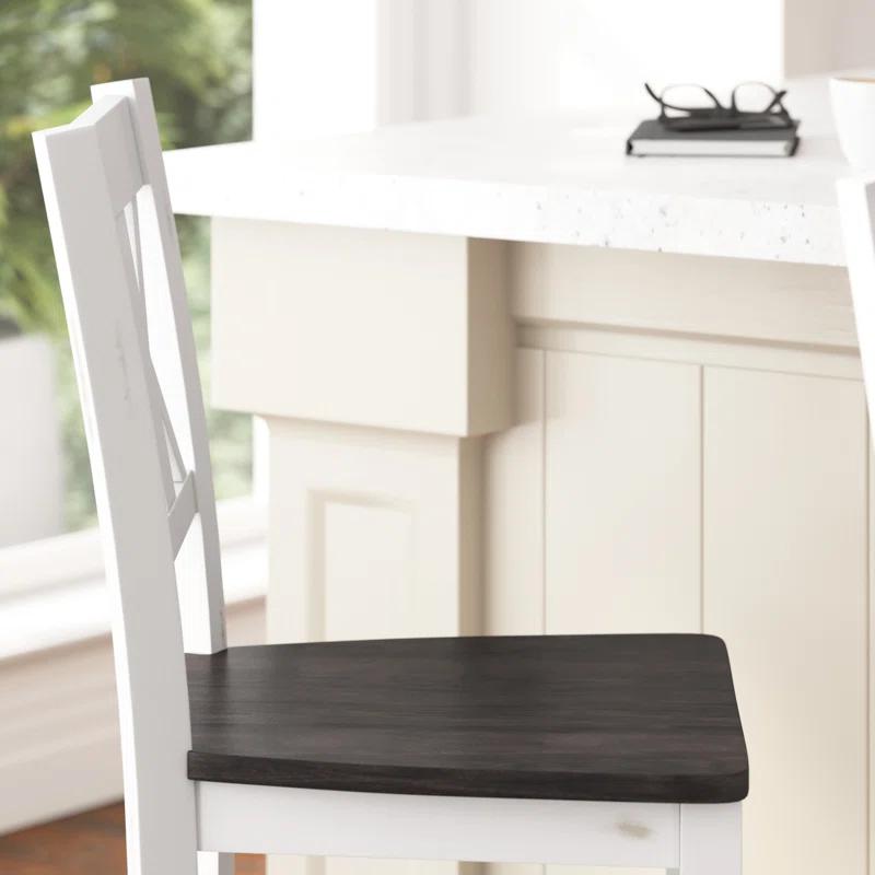 Taylor & Logan Bakersville Solid Wood Counter Stool (Set of 2)