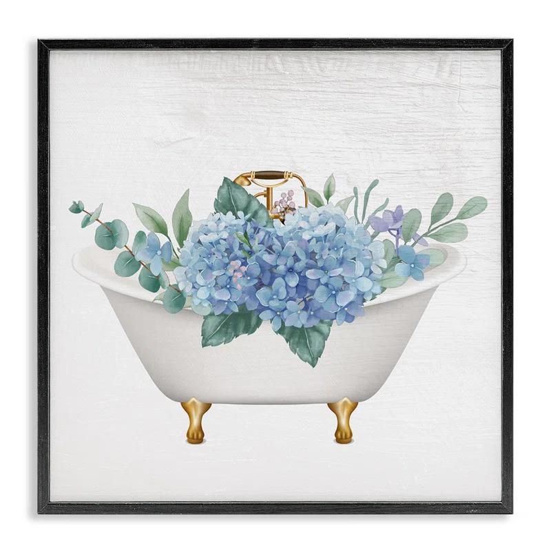 Stupell Industries " Chic Bathtub Hydrangea Blossoms " by Lil' Rue