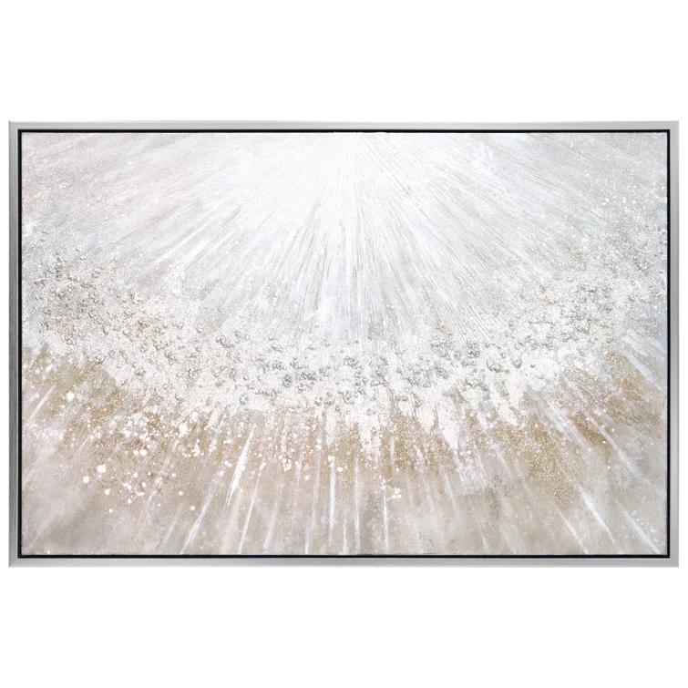 Empire Art Direct " Silver Pellets Textured Metallic " by Martin Edwards