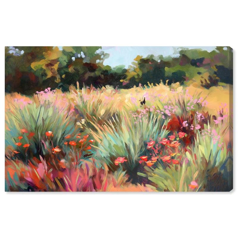 Art Remedy Rose Garden Harmony Canvas Classic Floral Art by Art Remedy