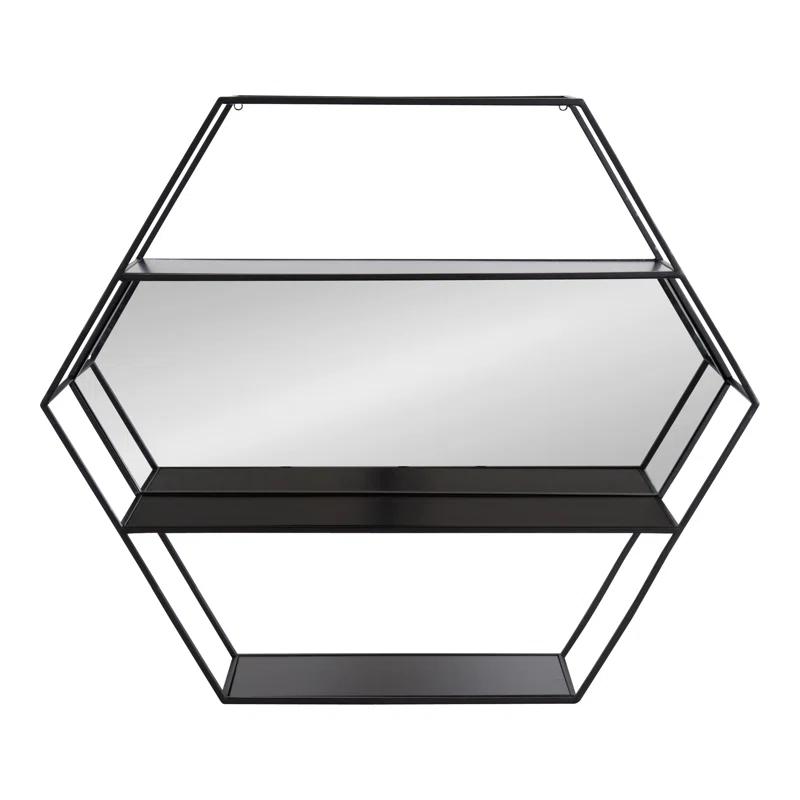 Celestia 3 Piece Hexagon Accent Shelf