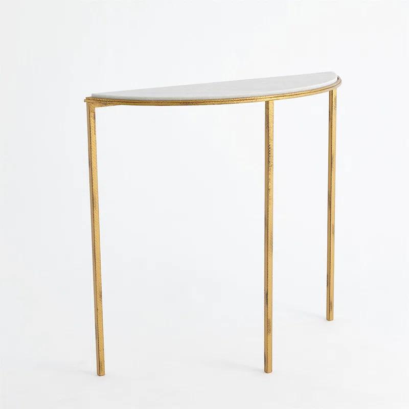 Hammered Gold Console