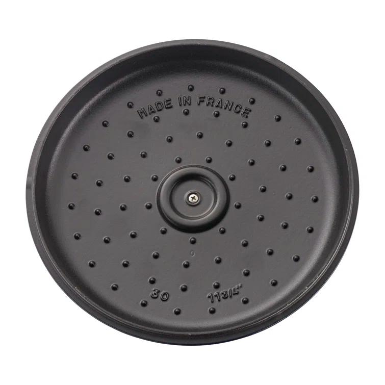 Staub Cast Iron Braiser, Dutch Oven, 3.5-Quart, Serves 3-4