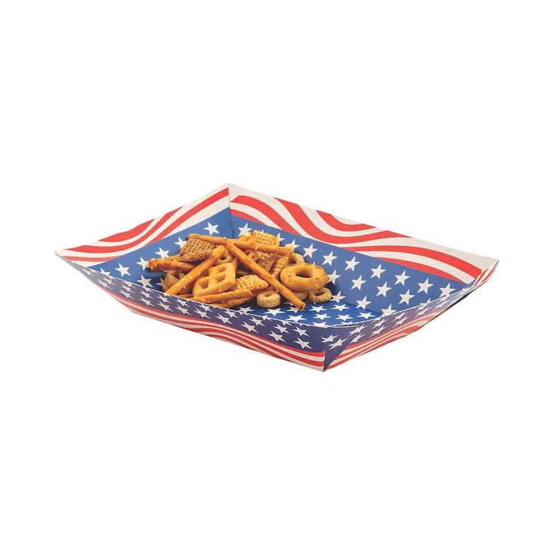 Oriental Trading Company Disposable Paper Independence Day Serving Tray
