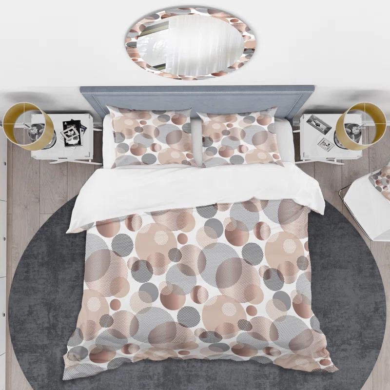 Design Art Modern & Contemporary Twill Geometric Shapes Duvet Cover Set