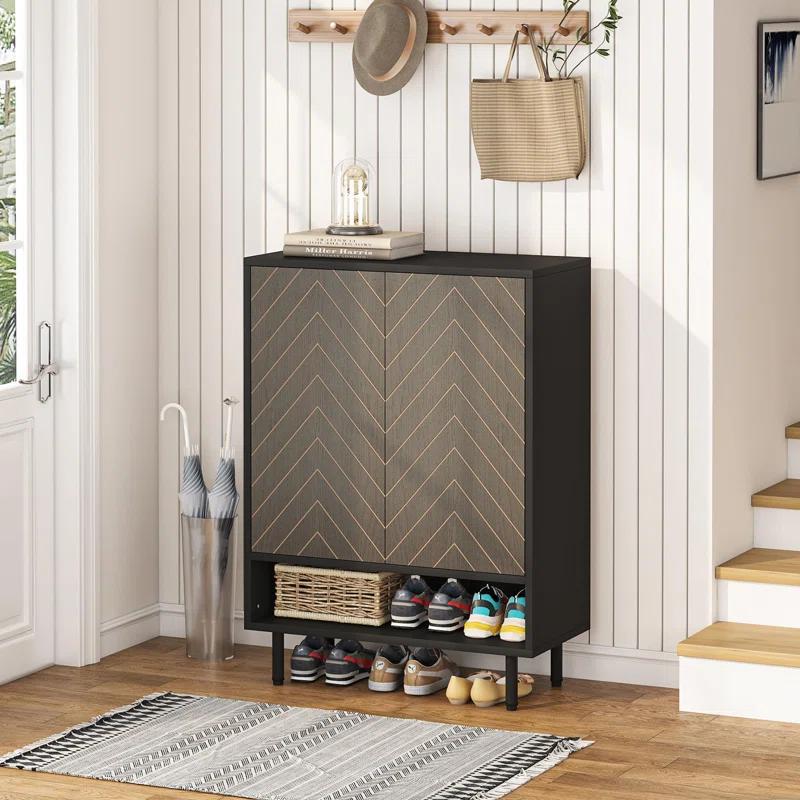 18 Pair Shoe Storage Cabinet