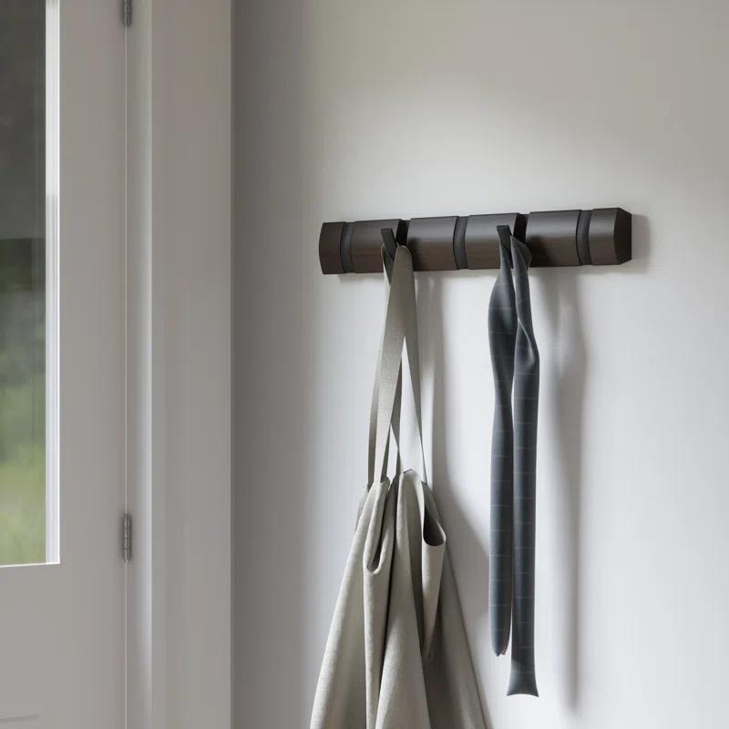 Flip 5 - Hook Solid Wood Coat Rack