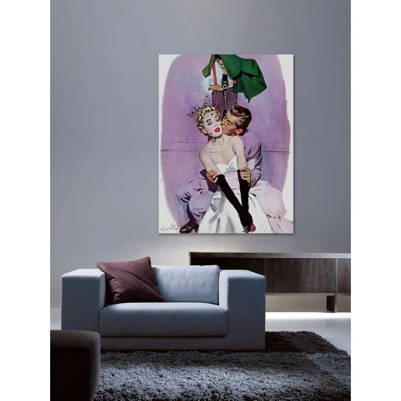 Marmont Hill Love Scene Print on Wrapped Canvas
