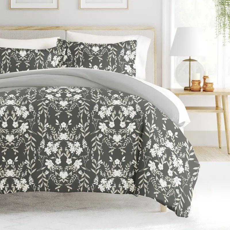 Secret Garden Pattern Reversible Duvet Cover Set