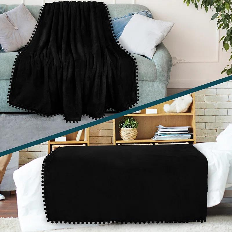 Pavilia Hand Woven Throw Blanket