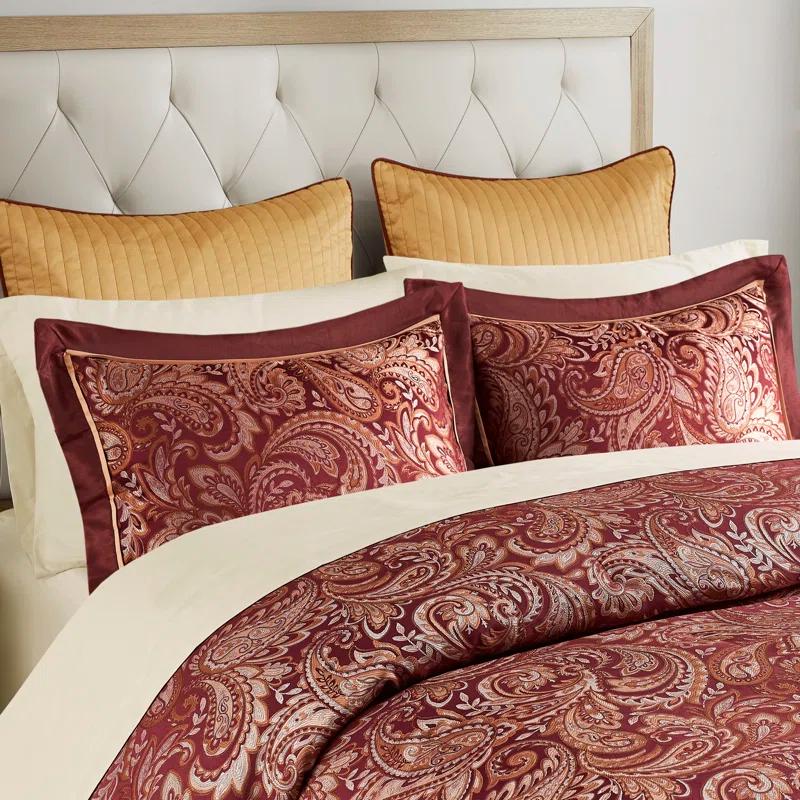 Aubrey 12 Piece Comforter Set with Cotton Bed Sheets