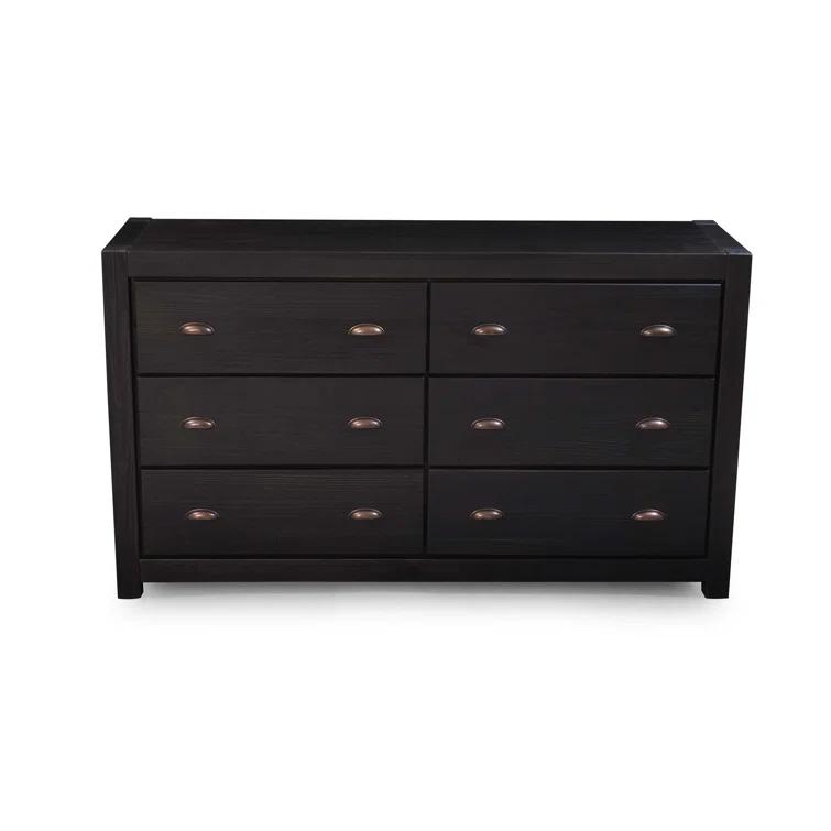 Grain Wood Furniture Montauk Solid Wood 59.5'' W 6 - Drawer Dresser