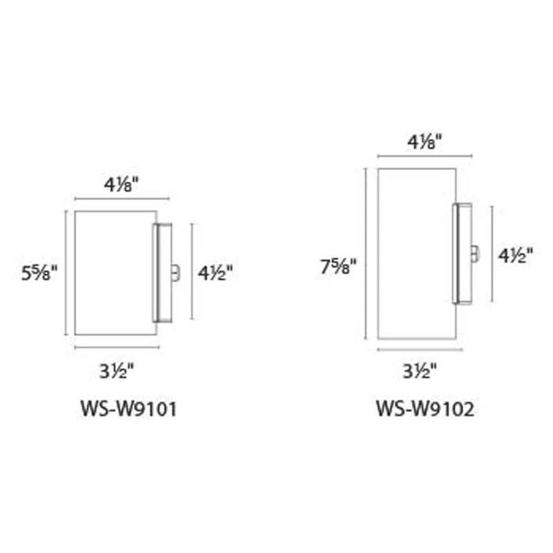 Modern Forms Vessel Aluminum LED Wall Light