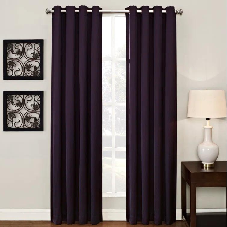 Style Decor Ashton Room Darkening Curtain Single Panel