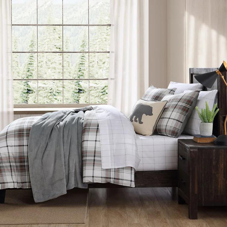 Eddie Bauer Cooper Eddie Bauer Plaid Cotton Comforter Set & Reviews | Wayfair