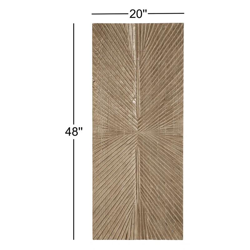 Millwood Pines Aseeb Abstract Wall Decor on Solid Wood