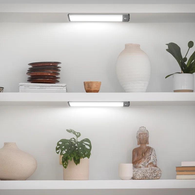 LEPOTEC 9.88Inch 40 LED Cool Wireless Rechargeable Motion Sensor Cabinet Light