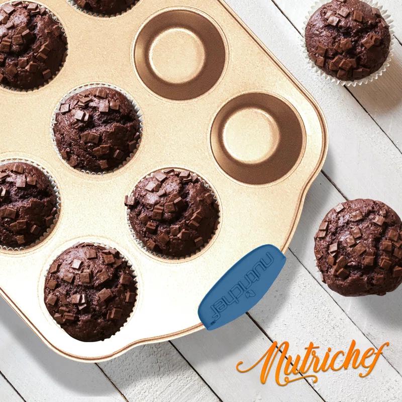 NutriChef Nutrichef 8 Piece Non-Stick Steel Bakeware Set