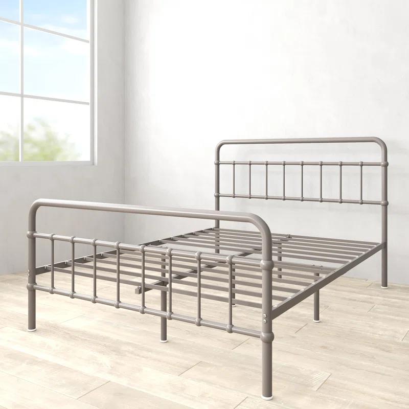 Zinus Florence 42" Modern Farmhouse Metal Platform Bed