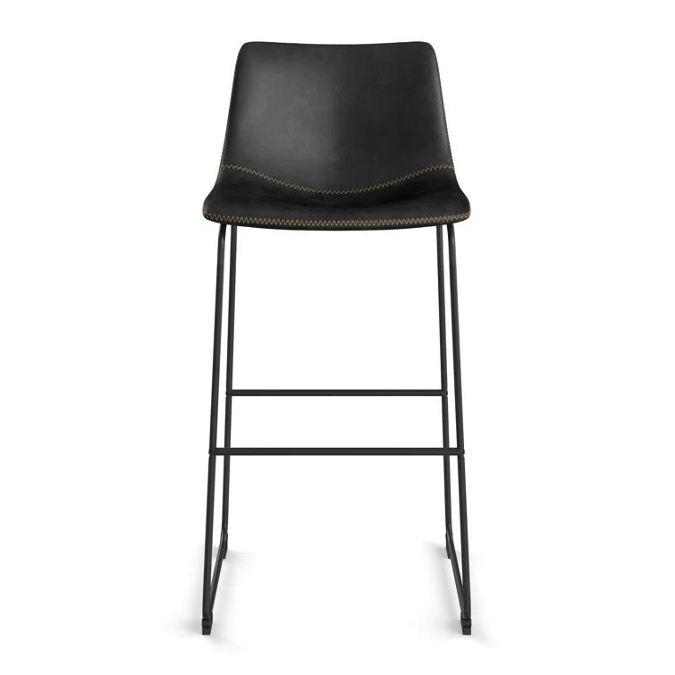 Nia Vegan Leather Bar & Counter Stool (Set of 2)