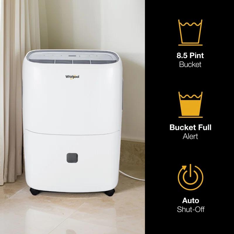 Whirlpool Whirlpool 30 Pint Dehumidifier for Rooms up to 3000 Sq. Ft.