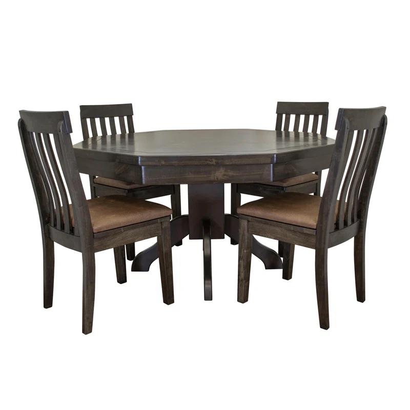 American Furniture Classics American Furniture Classics Solid Wood Mocha Finished Poker Chairs