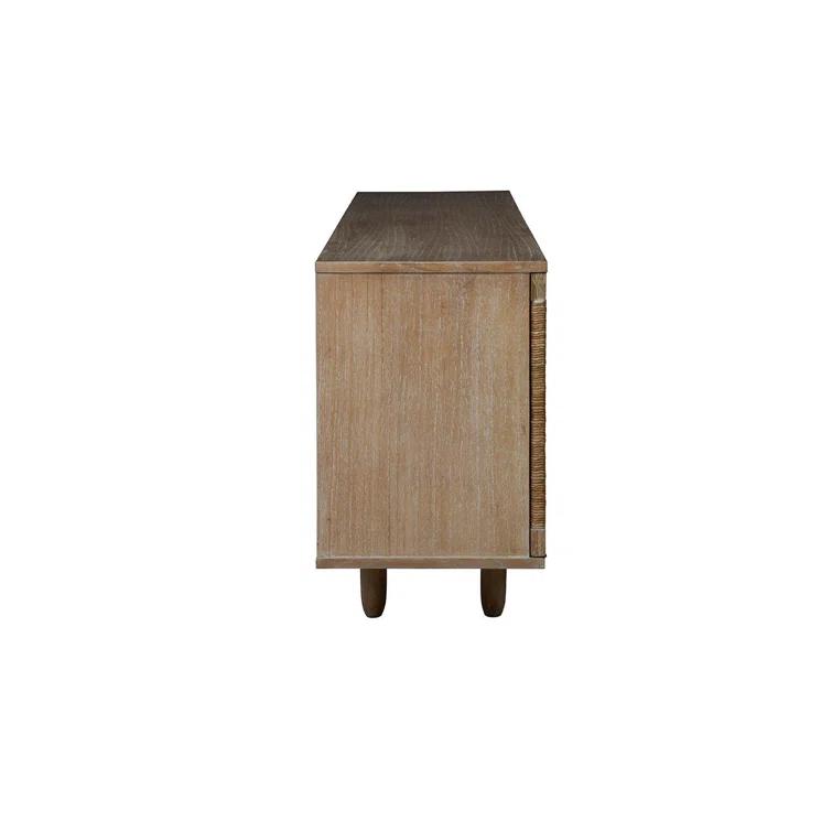 Jamestown Medium Brown Woven Wood Buffet Sideboard