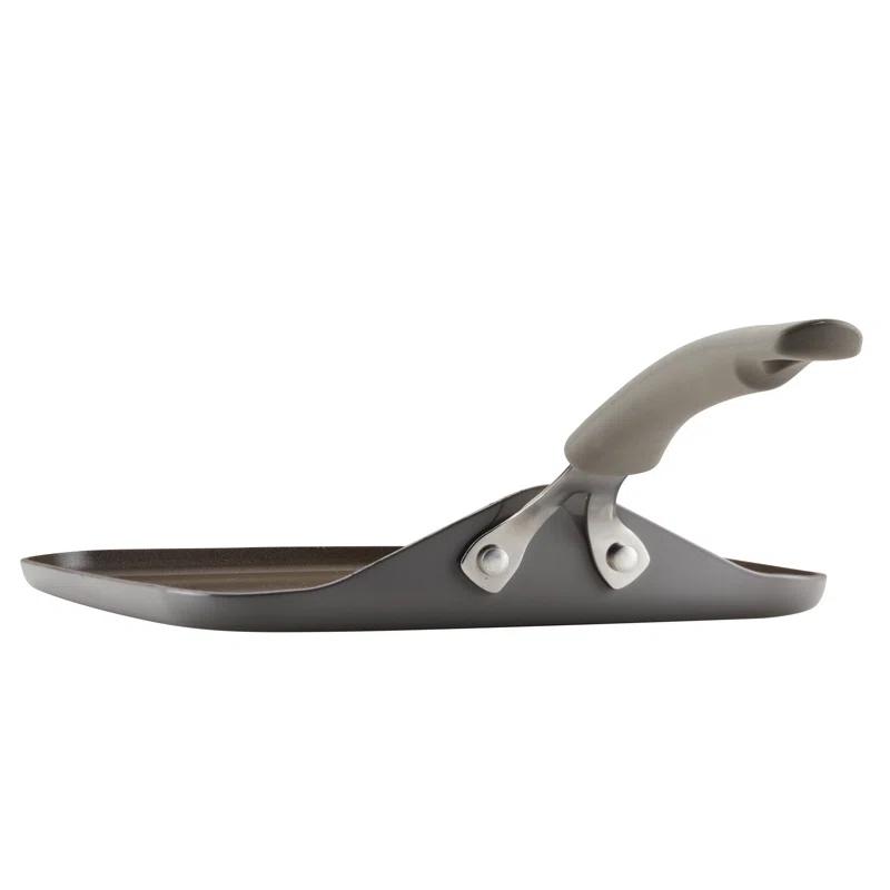 Rachael Ray Rachael Ray Cook + Create Aluminum Nonstick Square Stovetop Griddle Pan, 11-Inch
