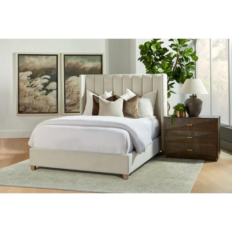 Everly Quinn Taiyab Upholstered Platform Bed