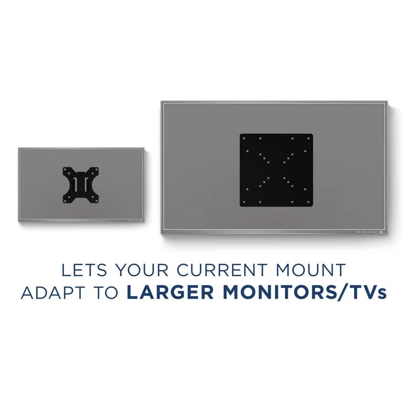 Black Fixed Wall Mount for Holds up to 66 lbs