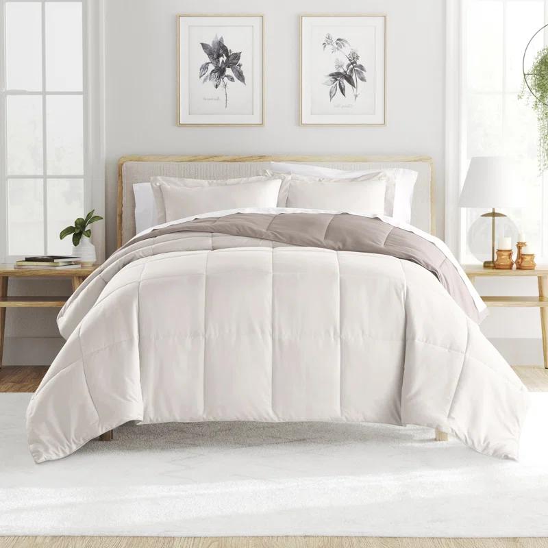 Becky Cameron Reversible Down-Alternative Comforter Bedding Set