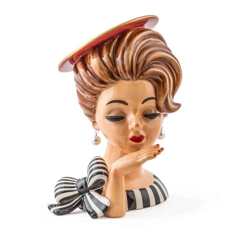 MacKenzie-Childs Lady Portrait Vase