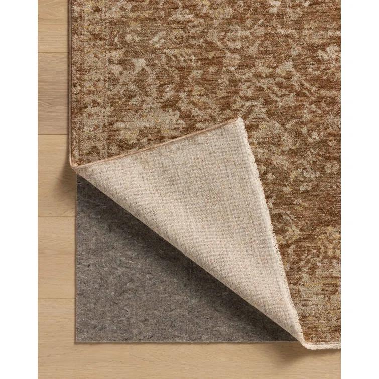 Junie I Rug Magnolia Home by Joanna Gaines x Loloi - Clay and Natural / 2'7" x 10' Runner