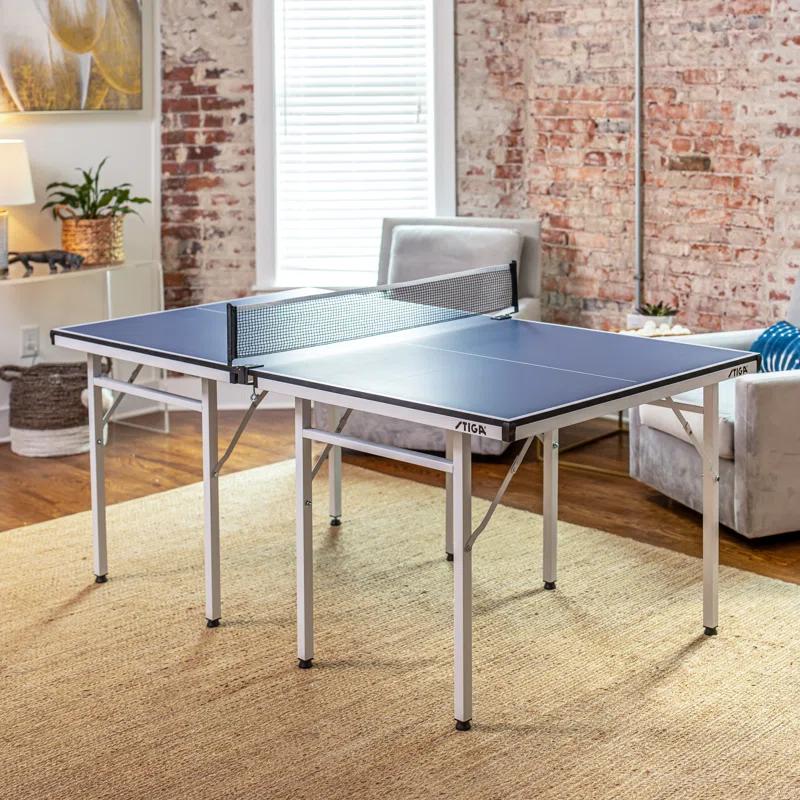 STIGA STIGA Space Saver Foldable Indoor Ping Pong Table - Compact Size with Regulation Quality