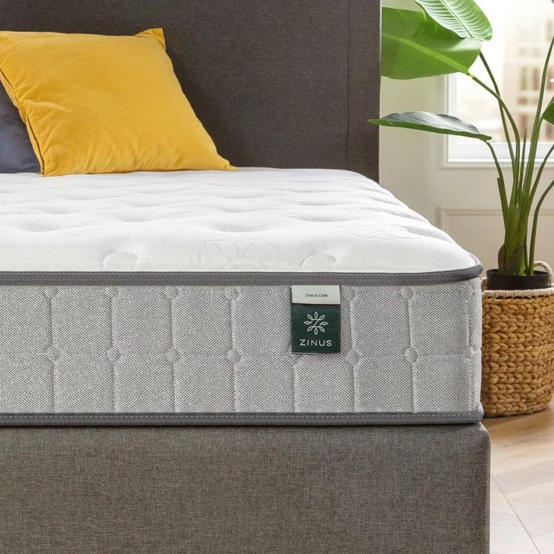 Zinus Zinus 8” Medium Comfort Support Cooling Gel Hybrid Mattress