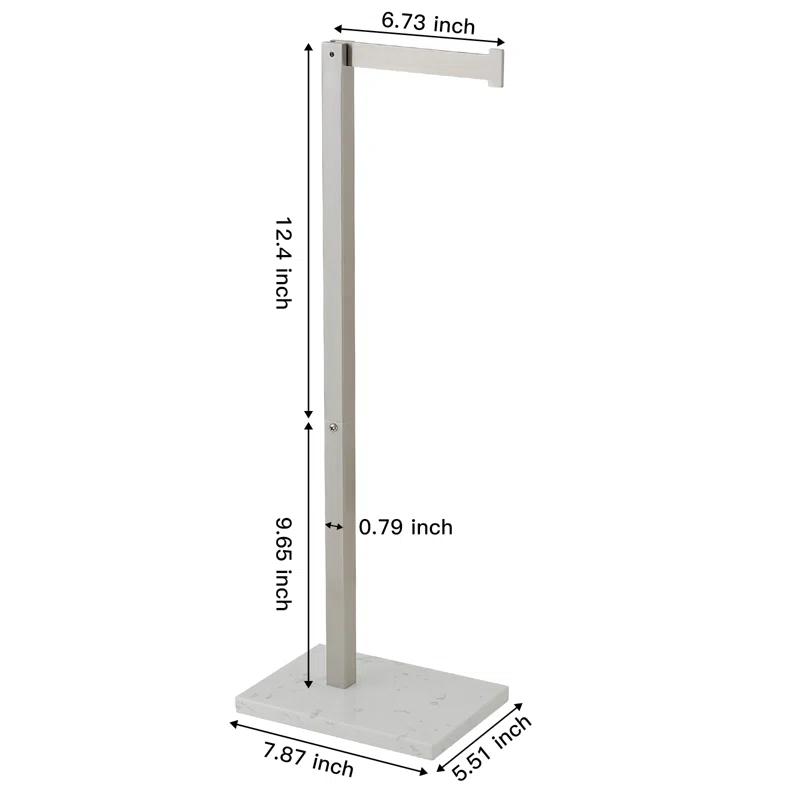 Free Standing Toilet Paper Holder with Weighted Base