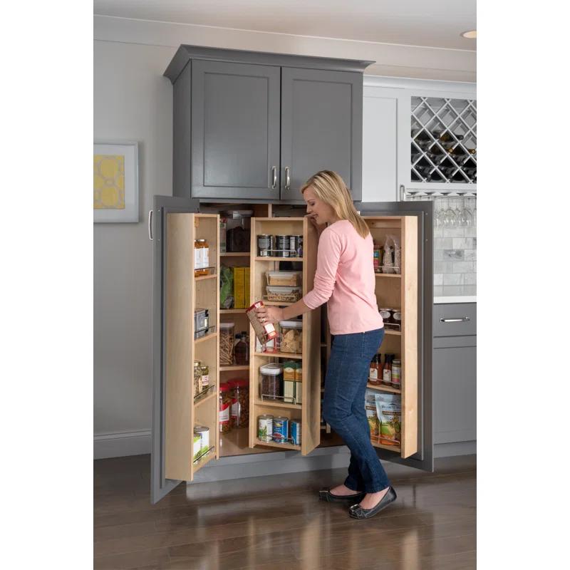 Pantry Swing Out Cabinet 12" x 8" x 45-5/8"