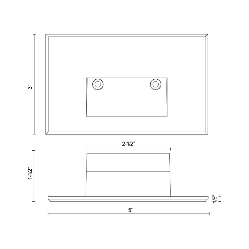 Kuzco Lighting Sonic Integrated LED Metal Step Light