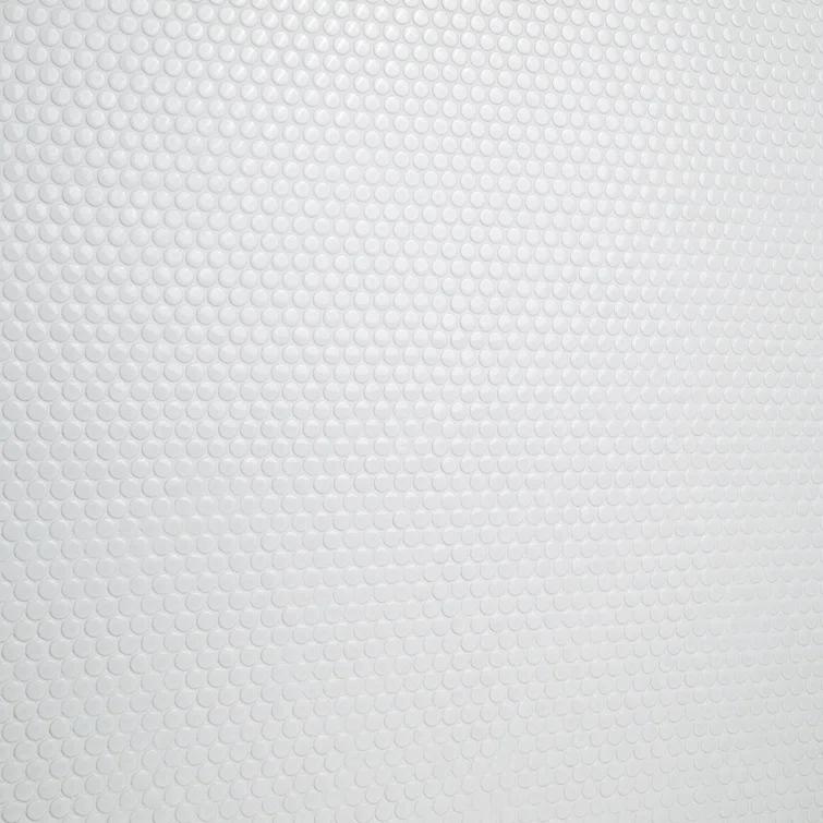 Penny Round 12 in. x 13 in. Porcelain Mosaic Floor and Wall Tile