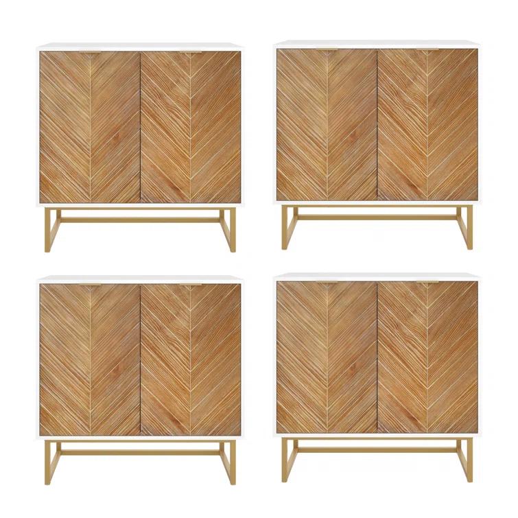 Nathan James Enloe 4-Pack Accent Cabinet Set or TV Stand