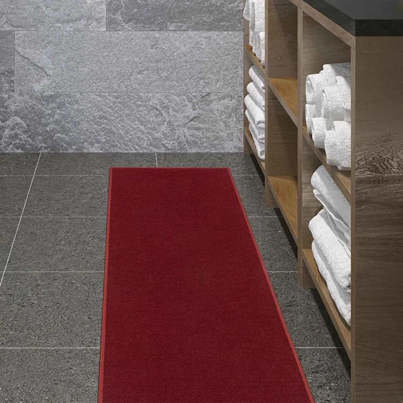 Ottomanson Ottohome Non-Slip Solid Area Rug For Living Room, Hallway Runner, Entryway Rug