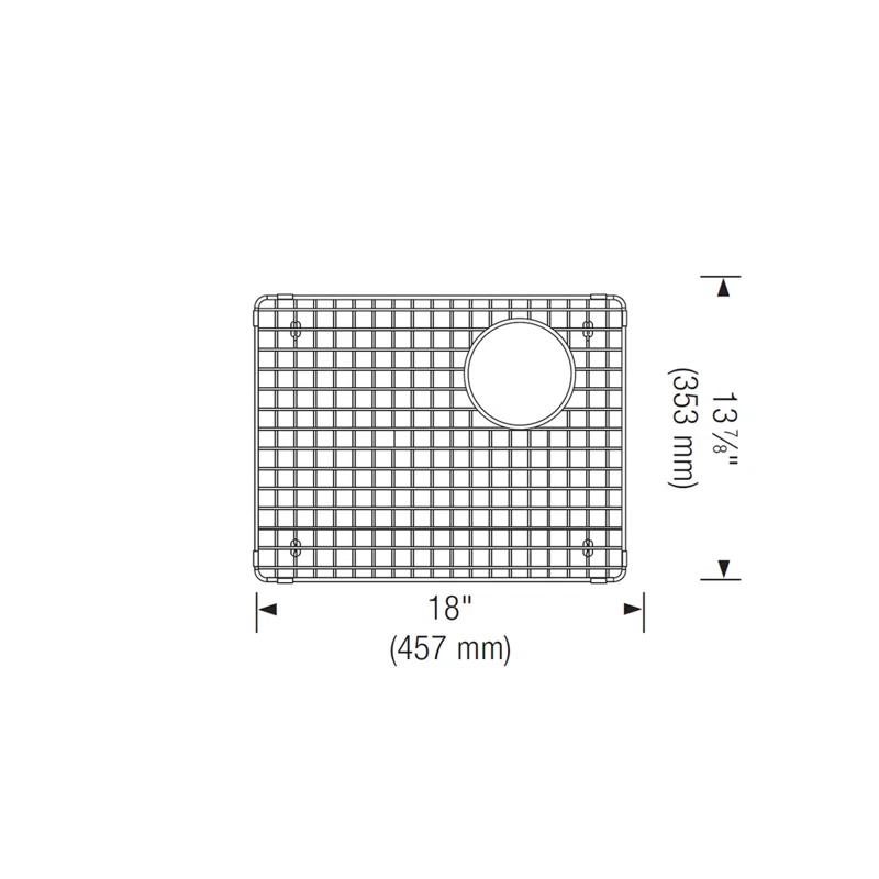 Stainless Steel Sink Grid for Precis Cascade Sink