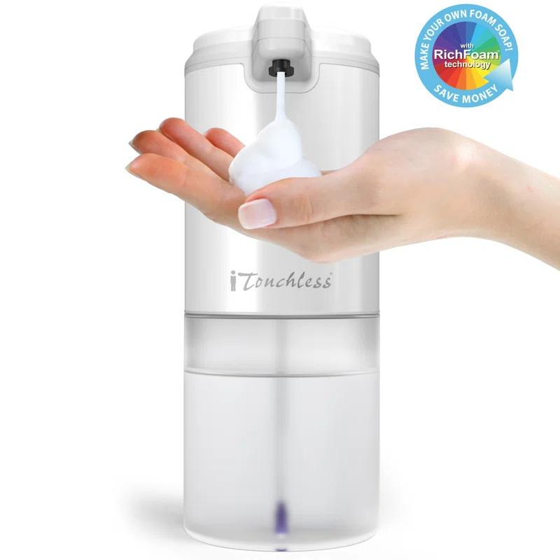 iTouchless Automatic Stainless Steel Foaming Soap Dispenser
