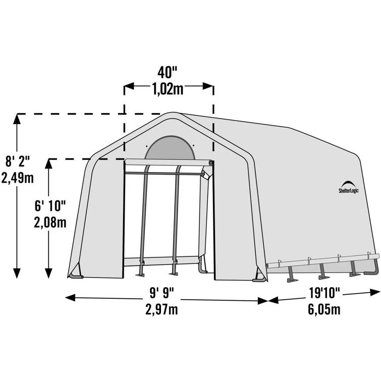 ShelterLogic GrowIT 10' W x 20' D Greenhouse