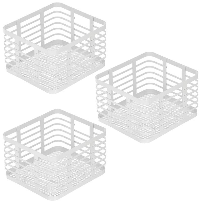 mDesign mDesign Small Metal Wire Organizer Basket for Kitchen