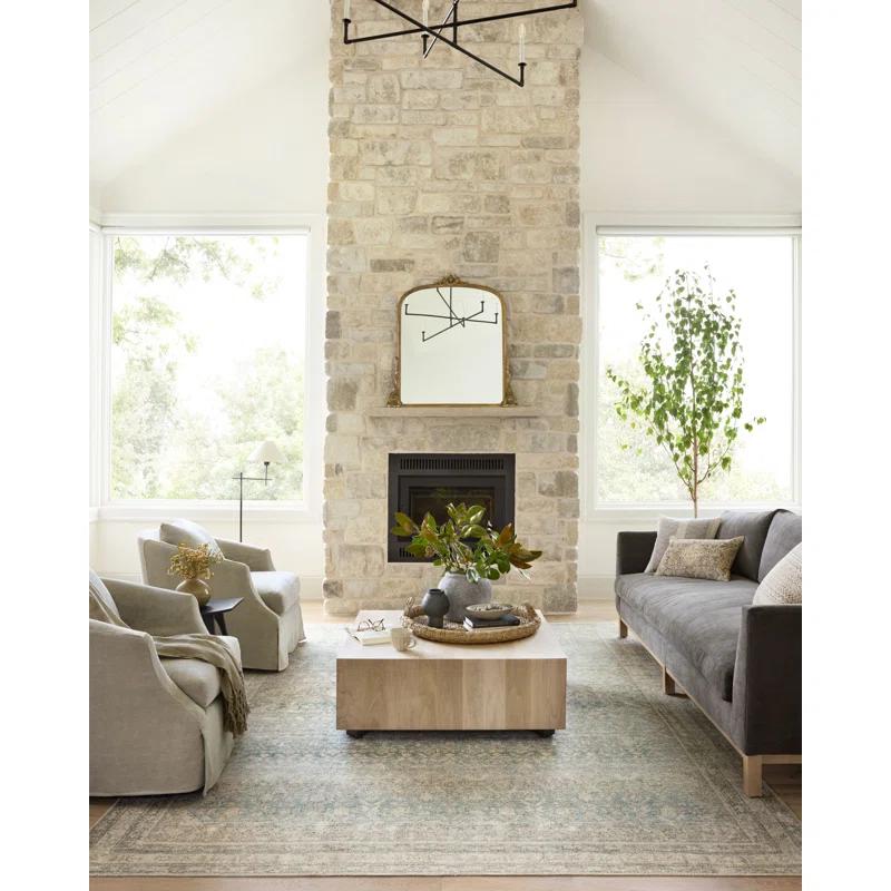 Angela Rose x Loloi Aubrey Jade / Natural Area Rug