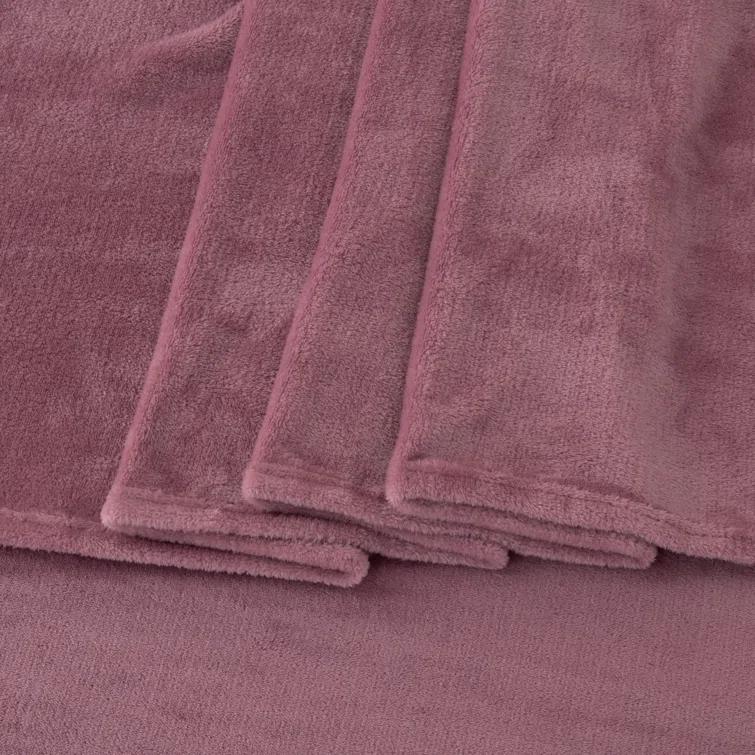 FreshFolds Ultra Soft Micro Plush Velvet Solid Sheet Sets & Reviews | Wayfair